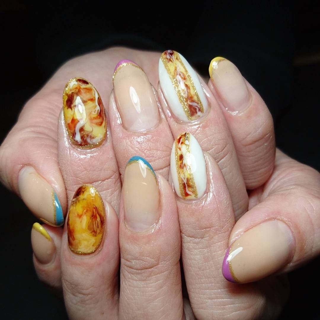 2016年秋冬のベスト旬ネイル！べっ甲・アーガイル・ボヘミアンネイル特集_image5