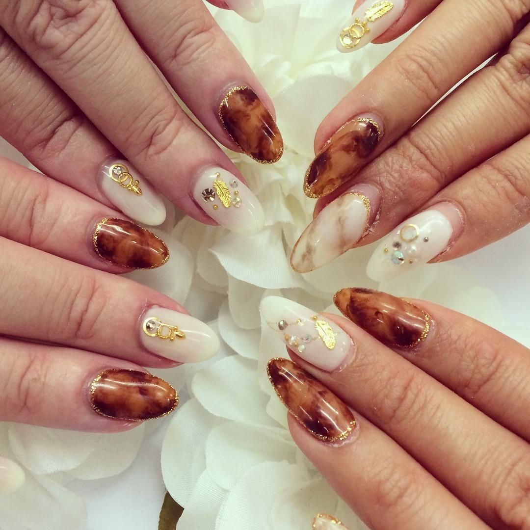 2016年秋冬のベスト旬ネイル！べっ甲・アーガイル・ボヘミアンネイル特集_image1