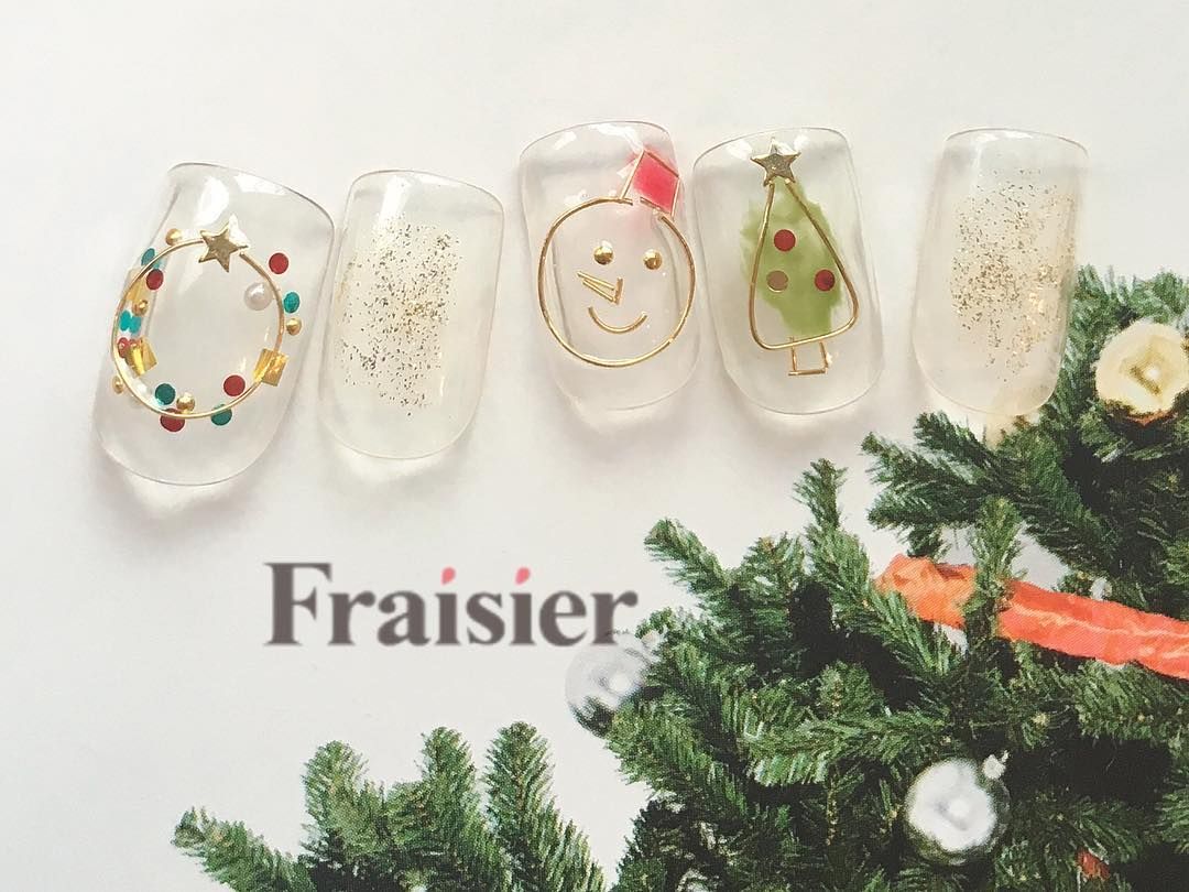 今年のクリスマスは特別可愛い爪先に♡可愛らしさ満点のクリスマスネイル
