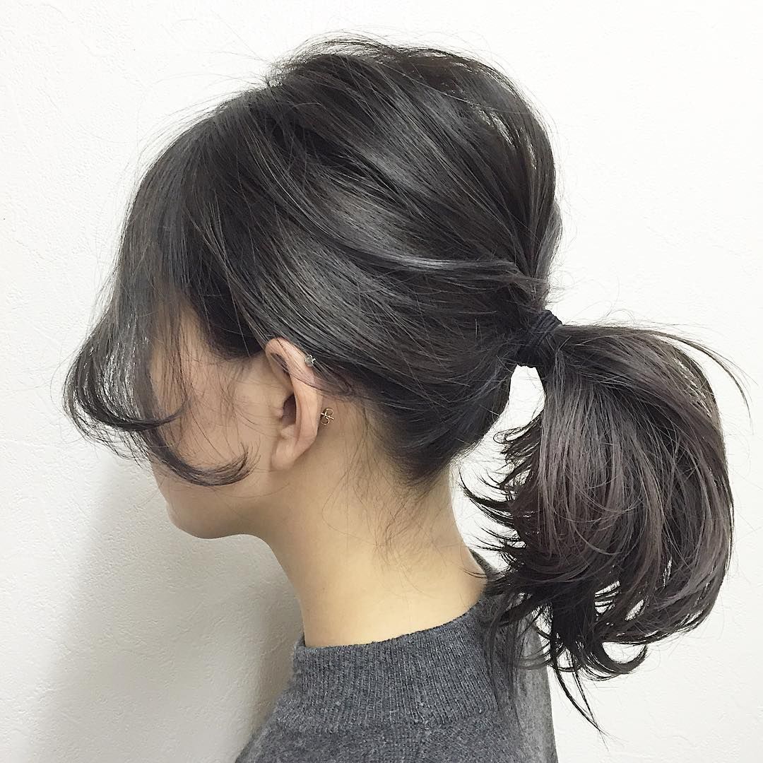 子供っぽいなんて言わせない！マフラーにも似合う大人女子向けのポニーテールアレンジ♪_image1