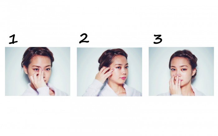 A：ノーズシャドウとハイライトで立体感を出せば、ひきしまって見える／「mina特別編集 コンプレックスが消えるメイクの本。」（画像提供：主婦の友社）