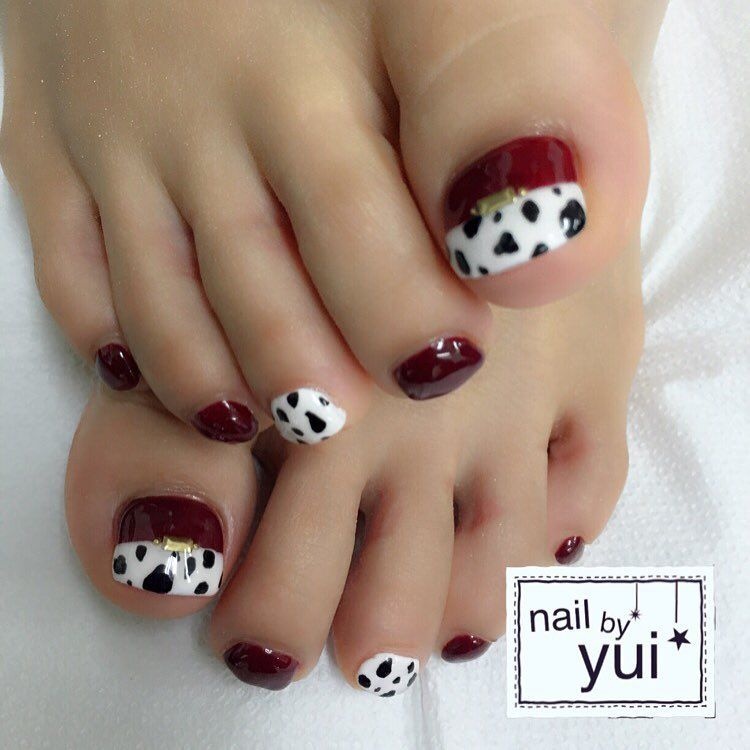 オフィスでもOK！ボルドーをさりげなく取り入れた大人上品ネイル♡_image16