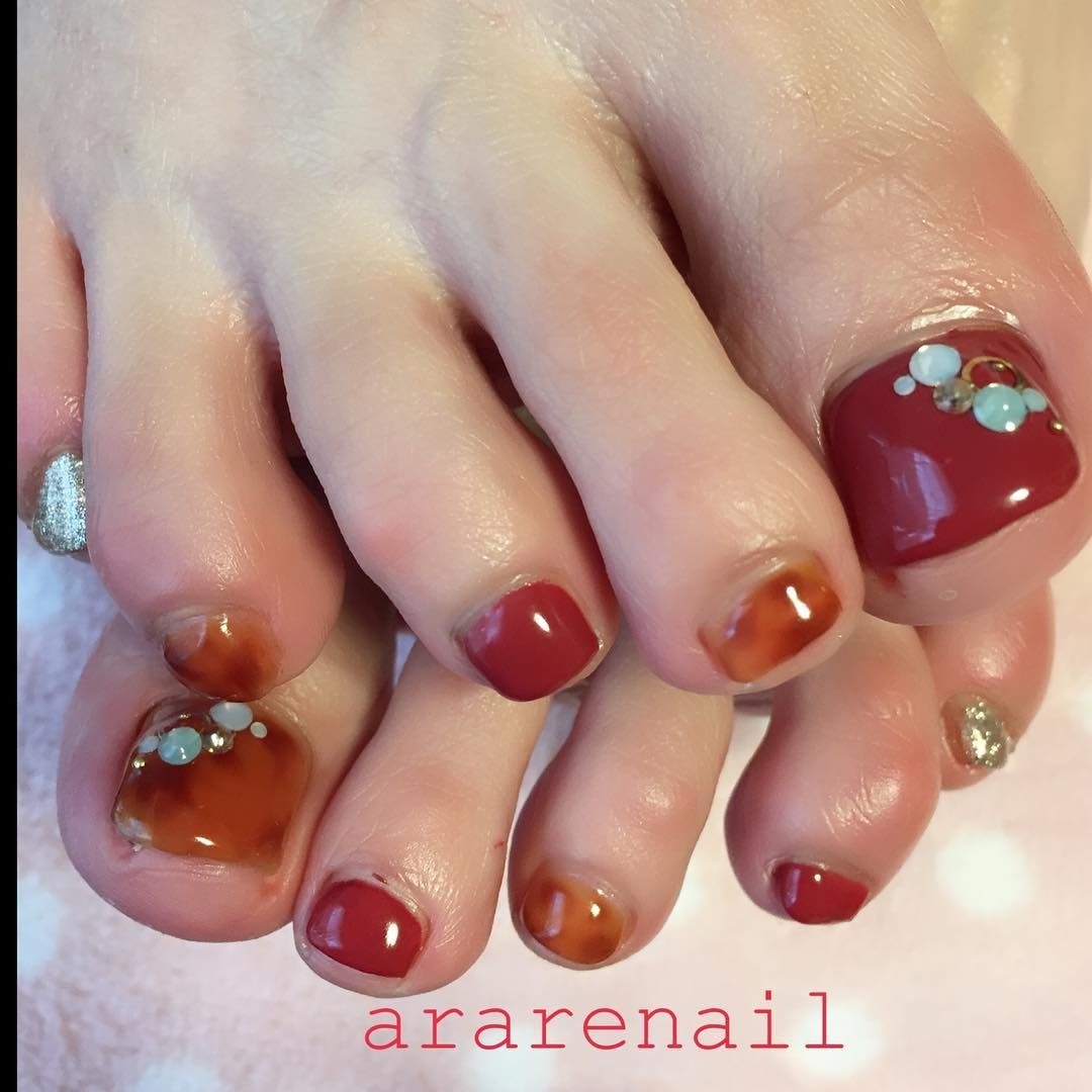 オフィスでもOK！ボルドーをさりげなく取り入れた大人上品ネイル♡_image17