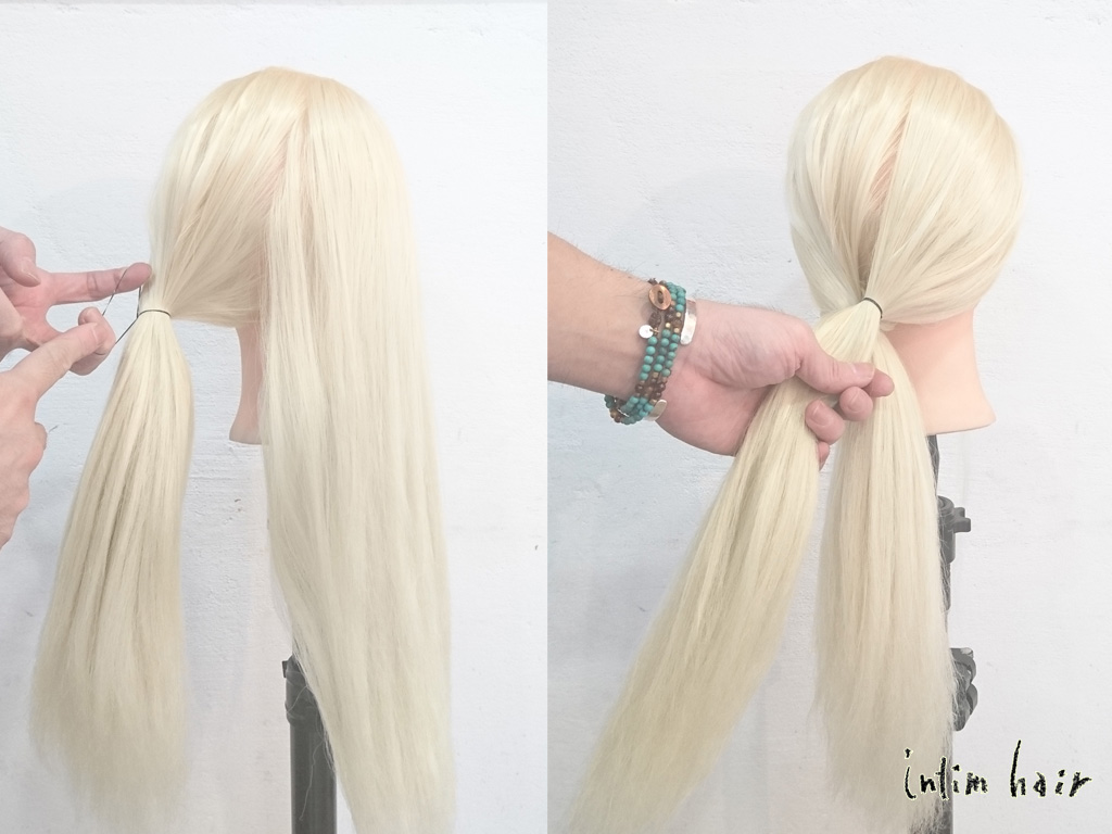 ドレッシーなポニーテールを作るヘアアレンジテクニック