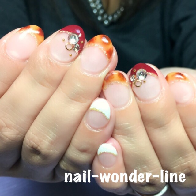 オトナ女子の御用達♡秋冬の定番べっ甲ネイルはセルフネイルで_image3