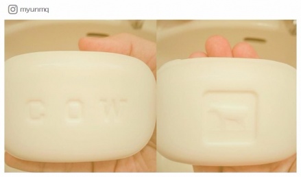 ローズの香りがバスルームに広がる/myunmqさんのInstagramより