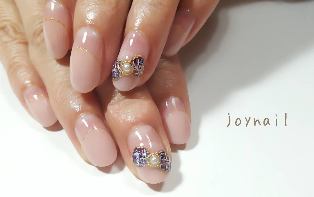 女子の憧れリボンネイル♡秋冬カラーを取り入れて季節感たっぷりの指先に♪_image7