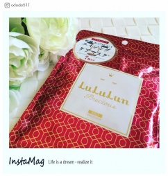 【ルルルン・プレシャスレッド】美容成分たっぷり！乾燥小ジワ対策に／odede511さんInstagram