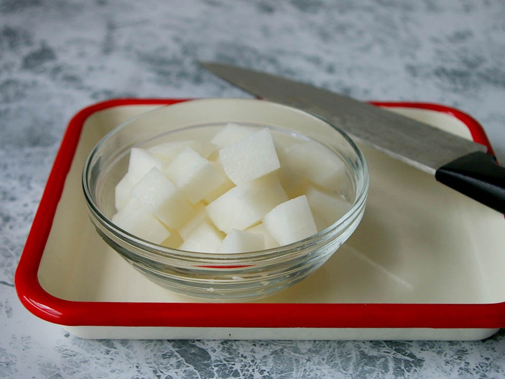 カギは浸透圧！大根は1cm角にカットするのがポイント♪