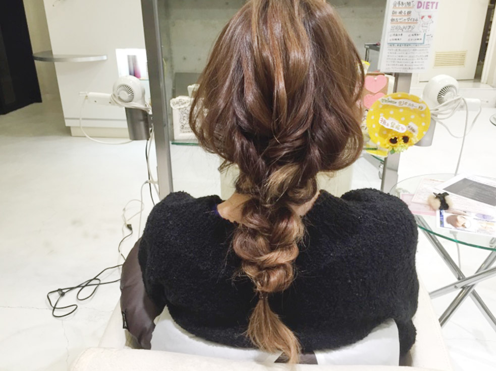 くるりんぱで作るラプンツェル風「クルリンツェル」のやり方