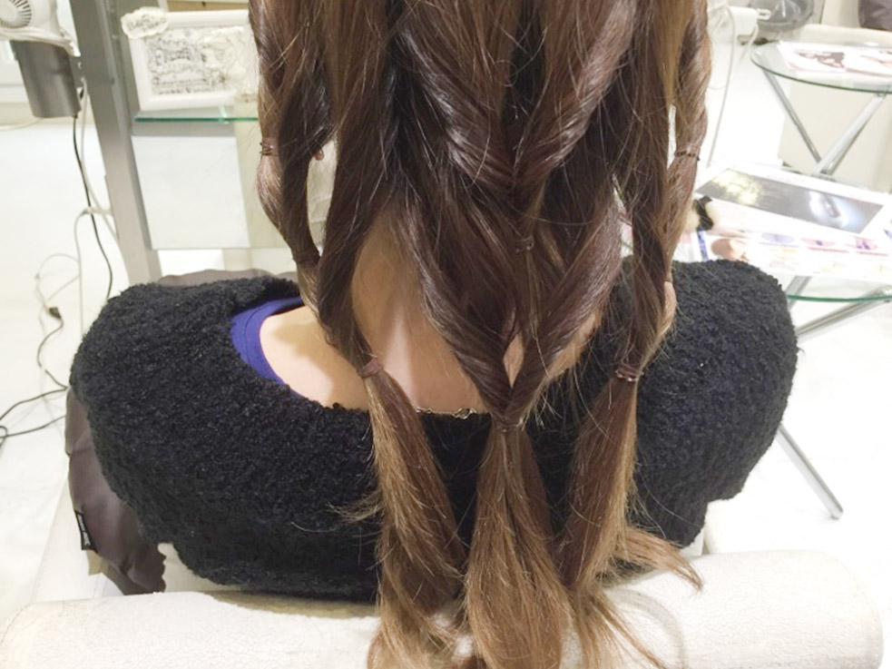 くるりんぱで作るラプンツェル風「クルリンツェル」のやり方