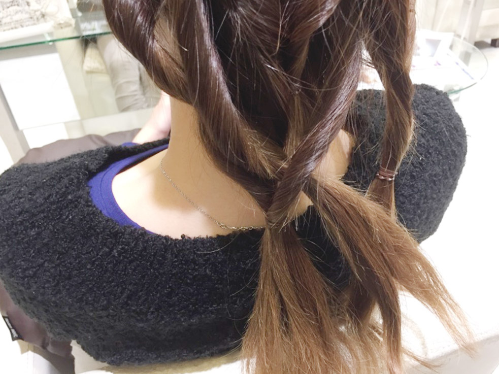 くるりんぱで作るラプンツェル風「クルリンツェル」のやり方