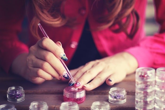 試してみて！正月の和装におすすめのネイル柄／photo by GIRLY DROP