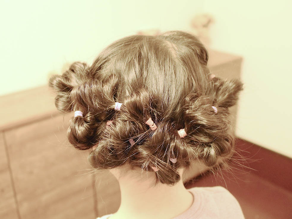 簡単玉ネギヘアで作れるから、不器用さんでも大丈夫!!