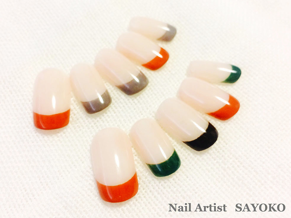 歌舞伎フレンチネイルで上品な大人っぽさの中に遊び心を！