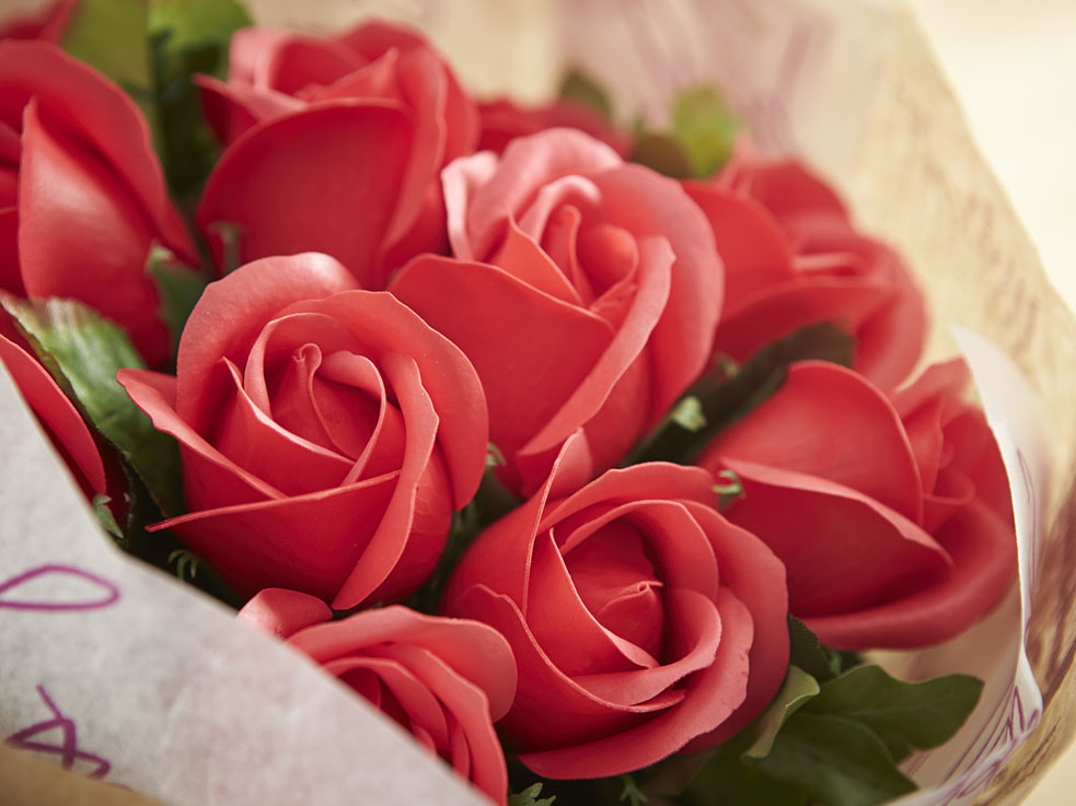 赤いバラの魅力。エアブラシを使ったバラモチーフの描き方