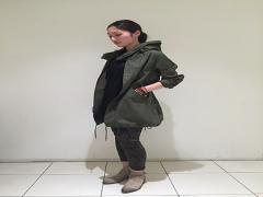 定番のモッズコートで究極のカジュアルガーリーな着こなしに♡