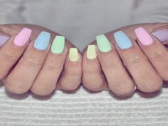 2015年の夏ネイルは透明感たっぷりの水彩画ネイルで決まり♡