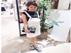 オンオフ使える便利なジャンバースカートをコーディネート♡