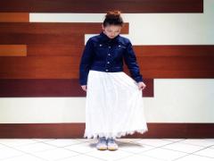 肌寒い日にはサラッとＧジャンを羽織ってお洒落な着こなしに♡