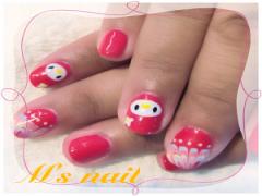 いつでも一緒♪人気キャラクターをのせたネイルデザイン集