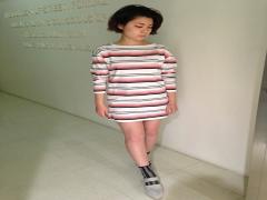 定番の愛されアイテム！！ボーダーワンピを使ってきれいめカジュアルなコーディネート♡