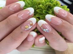 ジェルのセルフネイル初心者にお勧めのシンプルネイル♡