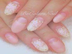 清楚な指先でモテを狙っちゃお！上品で可愛いレースネイルカタログ