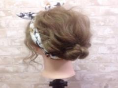 【ターバンへアアレンジ☆】簡単にできるヘアアレンジ☆