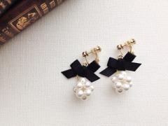 使わなくなったイヤリングを有効活用！ヘアアクセサリーにしたら可愛くなった♡