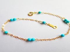 サマーな手元はこれで完成！ターコイズブレスレットに合う夏ネイル