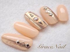 スタッズを使ったいろんなネイル集♡あなたはクール派？キュート派？