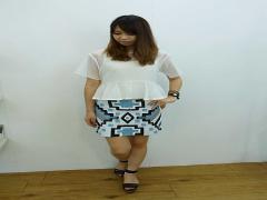 ふんわりシフォンブラウスで簡単モテコーディネート♡