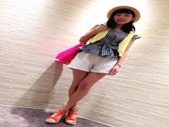 ハイウエストショートパンツで脚長さんに♡スタイル美人コーデ！