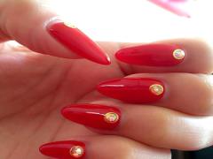 彼を虜にする♡魔法の赤ネイルのラブリーデザイン集