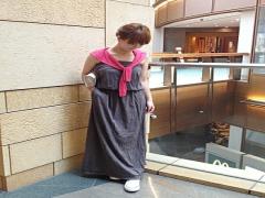 脱・部屋着！ロングワンピースはアクセントを効かせて着こなして♡