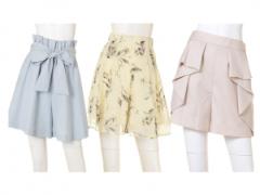 ふんわりシルエットが可愛い！大人「キュロット」3選