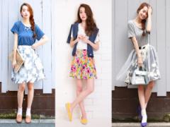 注目度も可愛さも抜群！大きめフラワースカートで主役に♡