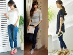 ちょい見せ♡シースルートップスで上品肌見せ！