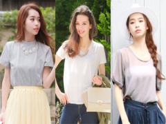 「無地Tシャツ」ならこなれカジュアルな着回しができる！