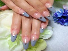 グレーに夢中♡シンプルネイルにグレーをプラスしたデザイン集