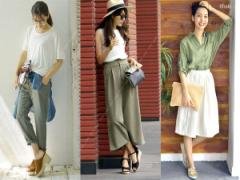 女っぽさを呼び覚ます！キレイめ「カーキ」ファッション