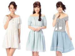 「オフショルワンピ」で美デコルテ！セクシーもキュートも叶う