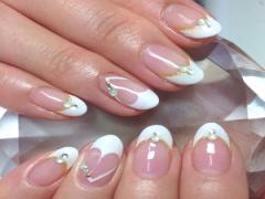 プリンセスには白がお似合い♡ウエディングネイル集