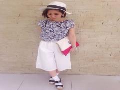 トレンドのデニムガウチョパンツ♡下半身すっきり着こなし術♪