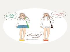 ＠moeoohachiさんのイラストに学ぶ、ファッション✕ネイルのお洒落なカンケイ