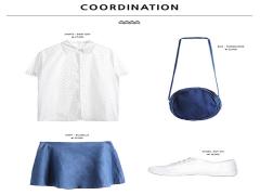 〝女の子にモテる女の子〟のヒミツ。白×濃紺のギャップコーディネート