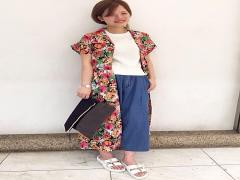 これは買い！花柄ワンピースで可愛い着こなししちゃいましょ♡