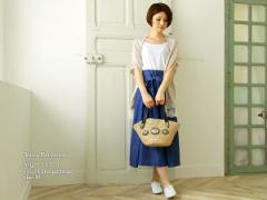 女らしくロングスカートでカジュアルにお出かけしよ♪