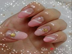 あえてブルーを使わない♡夏にぴったりのシェルネイル